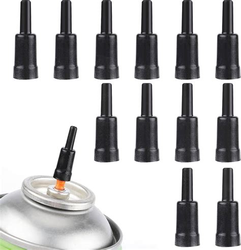 12Pcs Butane Tank Adapter, Propane Gas Refill Adapter Tips Gas Tank Nozzle Replacement For For ...