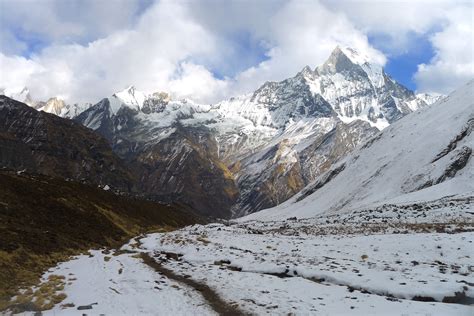 Free Images : winter, valley, mountain range, weather, season, ridge ...