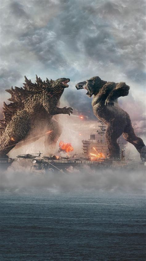 Godzilla Vs Kong Under Water Poster - GODZILLA VS KONG