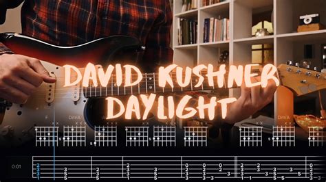 Daylight David Kushner Сover / Guitar Tab / Lesson / Tutorial - YouTube