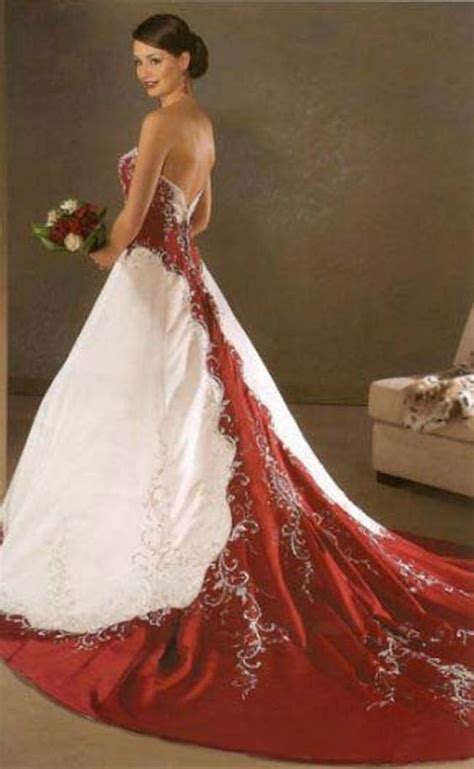 Will the White Wedding Dress Tradition Continue? Find Out! | Christmas wedding dresses, Red ...