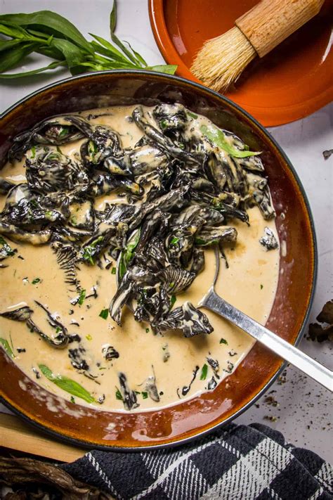 A Delicious Black Trumpet Mushroom Sauce