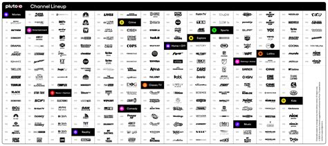 Pluto Tv Printable Channel List - Printable Templates