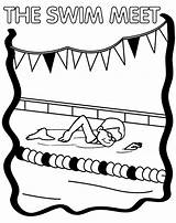 Swimming Coloring Pages  Best For Kids sketch template