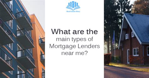 What are the main types of Mortgage Lenders near me?