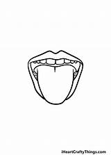 Tongue Parts Coloring Page sketch template