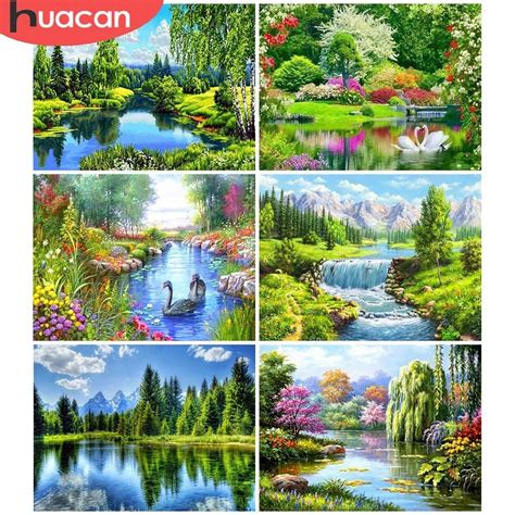 Diamond Painting Landscapes | Landscape paintings, Diamond painting ...