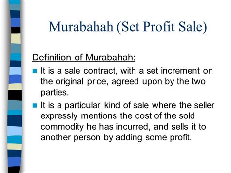 Murabaha: Definition, Example, And Financing Under Islamic, 50% OFF