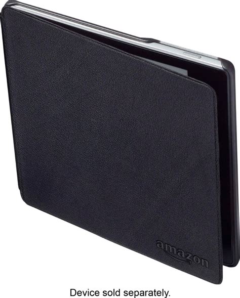 Best Buy: Amazon Kindle Oasis Leather Cover Black B079BNCGWR