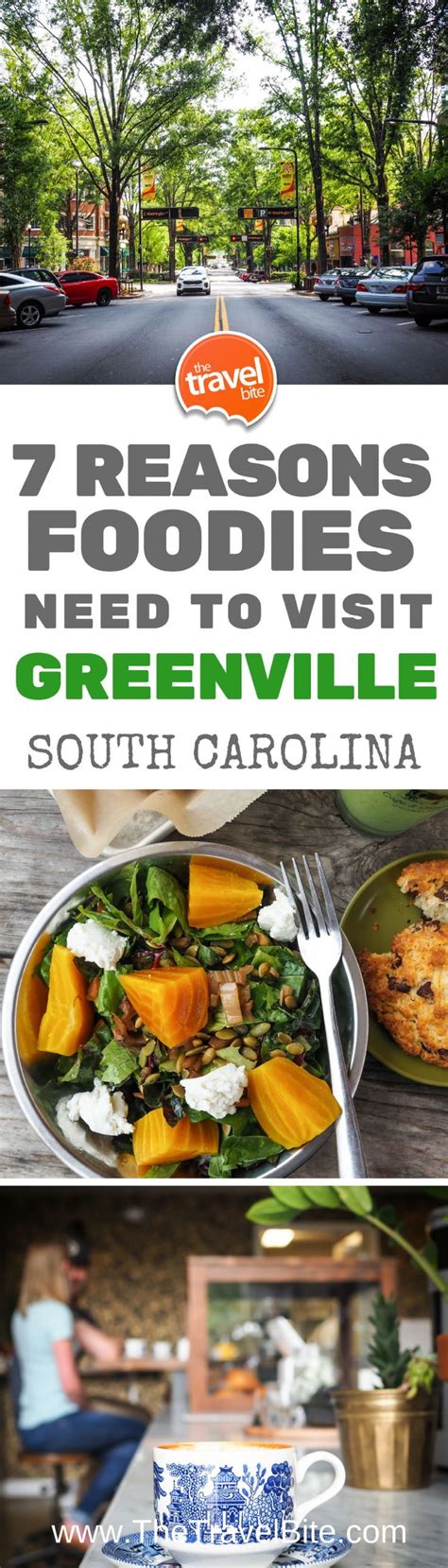 7 Reasons Foodies Need To Visit Greenville NOW | Travel food, Foodie travel, Foodie destinations