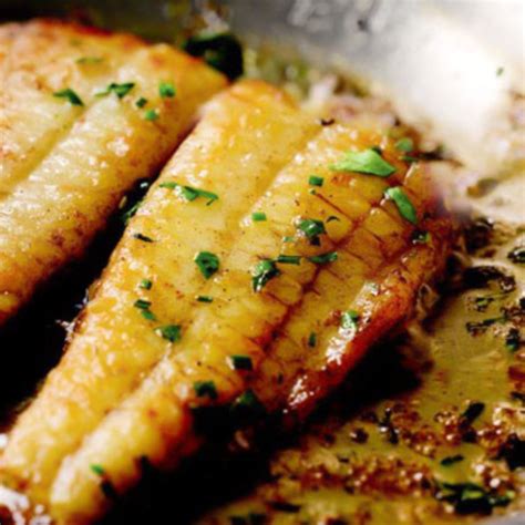 Flounder with Lemon-Butter Sauce from Leite's Culinaria Lemon Recipes, Sauce Recipes, Fish ...