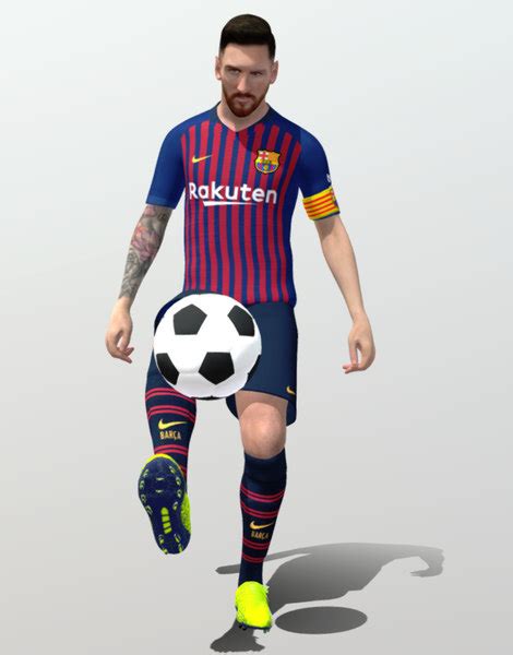 3D rigged lionel messi model - TurboSquid 1474858