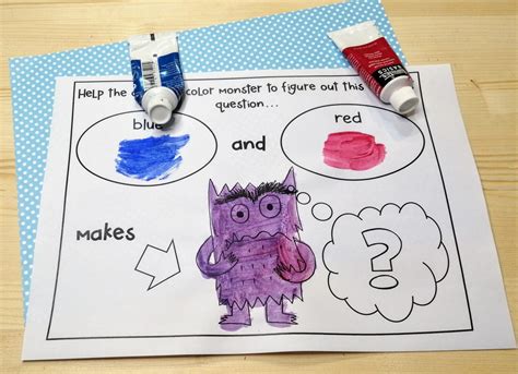 The Color Monster Printable