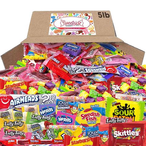 Buy CANDY VARIETY PACK - 5 Lbs Assorted Classic Candy Mix - Bulk Candy Care Package - Movie ...