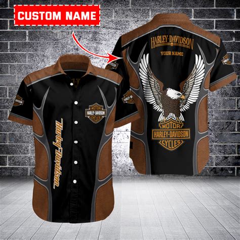 Harley Davidson Custom Button Shirt HD46 – CreatedOnSun