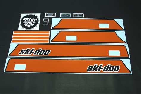 74 Ski Doo Elite Decal Kit