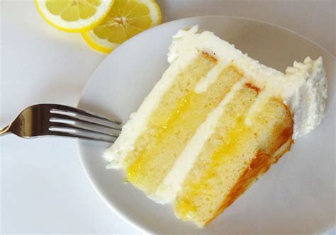 Lemon Cake with Lemon Curd Filling - Recipe - The Answer is Cake