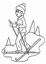 Free Skiing Coloring Pages Download Png  sketch template