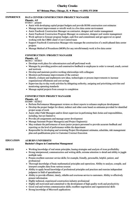 Project manager resume sample - animesaad