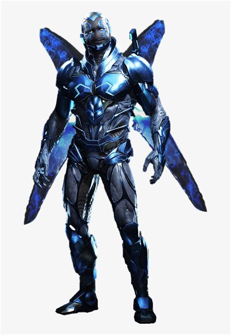 Blue Beetle Injustice 2 Transparent Background By Gasa979 - Blue Beetle ...