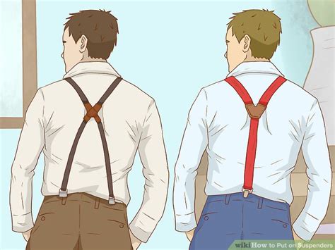 4 Ways to Put on Suspenders - wikiHow