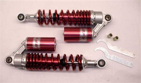 Z50 & CT70 Performance Shocks 320mm - Red/Silver - TRC-5312 - Suspension - CT70 - Honda Vintage ...