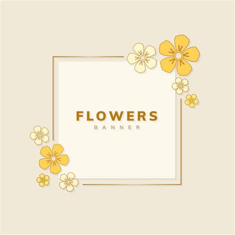 Free Vector | Floral banner vector