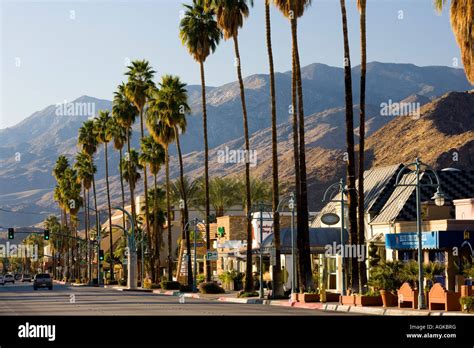 North Palm Canyon Drive in Palm Springs California USA Stock Photo: 14232003 - Alamy