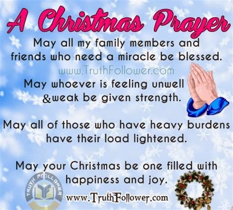 A Christmas Prayer for Family and Friends