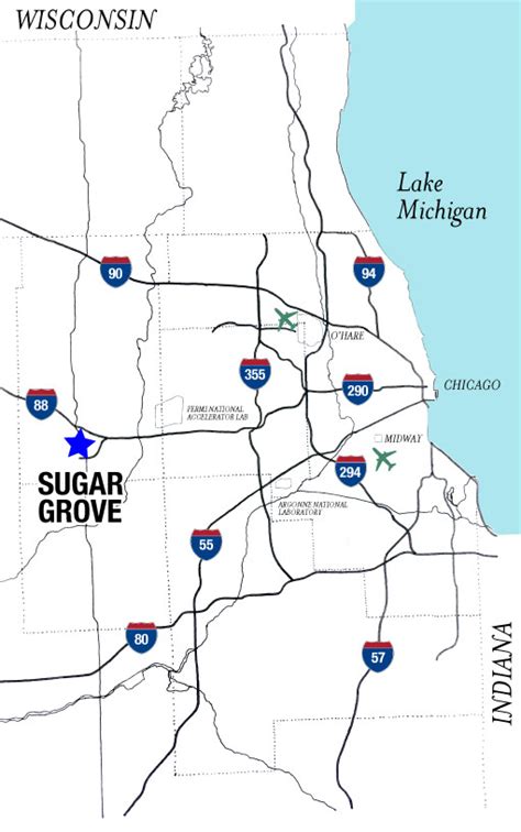 Chicago Market Locator Map - Sugar Grove Economic Development Corporation