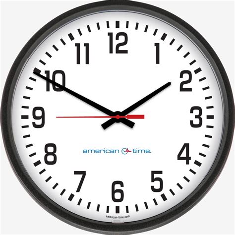 AllSync Plus Wired Analog Wall Clocks | American Time