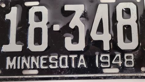 1948 Minnesota License Plates | Collectors Weekly