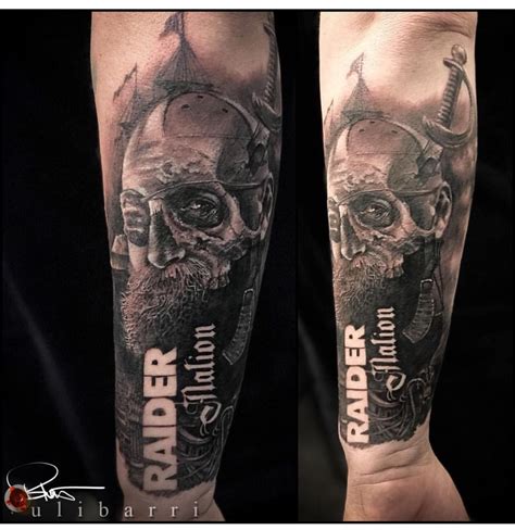 Raiders Tattoo Sleeve