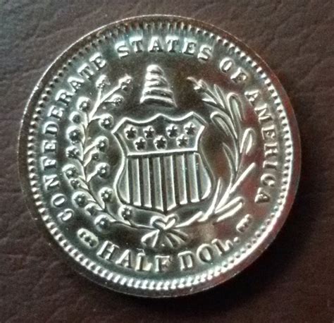 1861 Confederate States of America Half Dollar Replica > Afd. Penningen > Replica munten ...