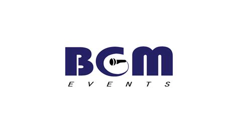 The Brand Identity of BGM Events - The Logo that Sings