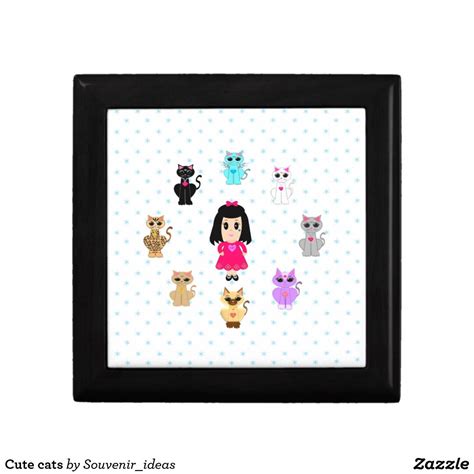 Cute cats gift box | Zazzle | Cat gifts, Cute cats, Gifts funny