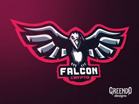 Falcon Mascot Logo Made For A Client | Mascot, ? logo, Sports logo