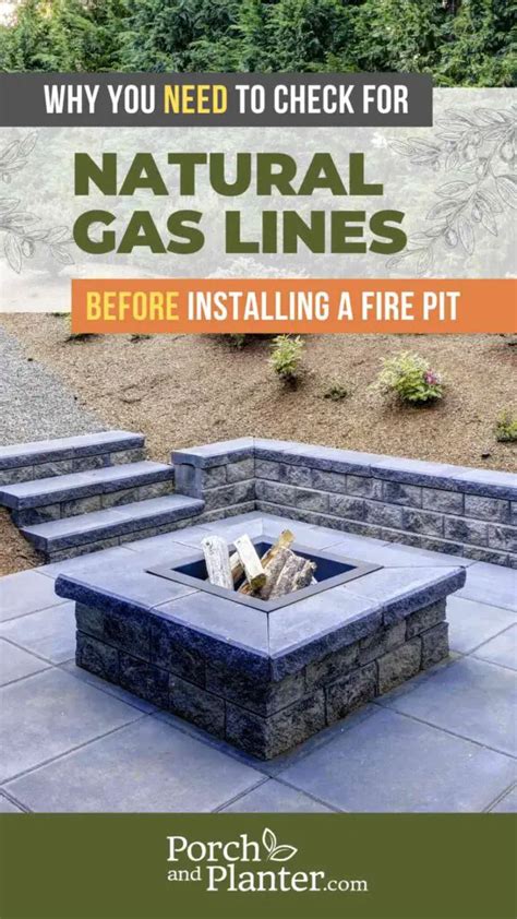 Why You NEED to Check for Natural Gas Lines Before Installing a Fire ...