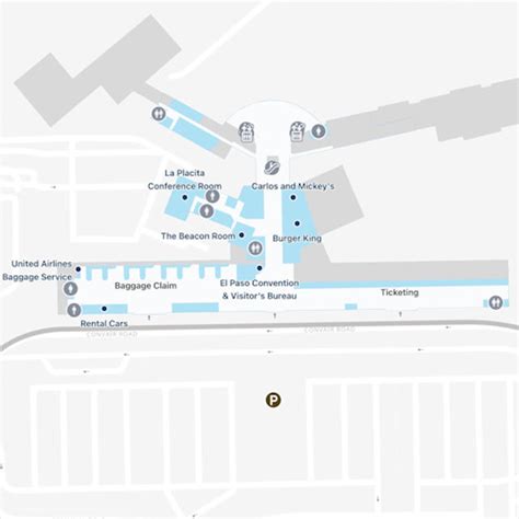 El Paso Airport Map | ELP Terminal Guide