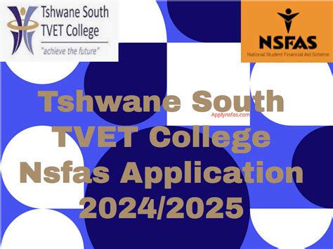 Tshwane South TVET College Nsfas Application 2024/2025