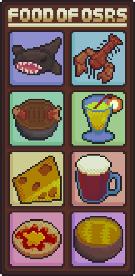 OSRS Pixel Art Food 2 : r/2007scape