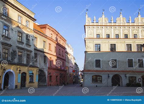 Lublin old town, Poland stock photo. Image of street - 108895030