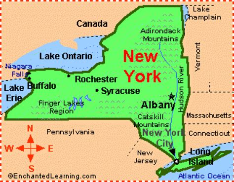 New York Colony Map