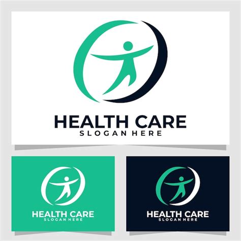 Premium Vector | Health care logo vector design template