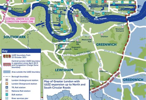 Woolwich and Eltham ULEZ boundary to extend to edge of London - Murky ...