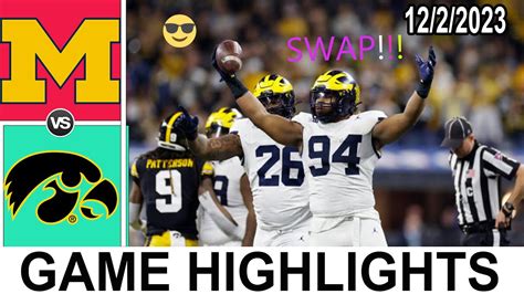 Michigan vs Iowa Hawkeyes WEEK 14 FULL GAME | NCAAF Highlights 2023 - YouTube