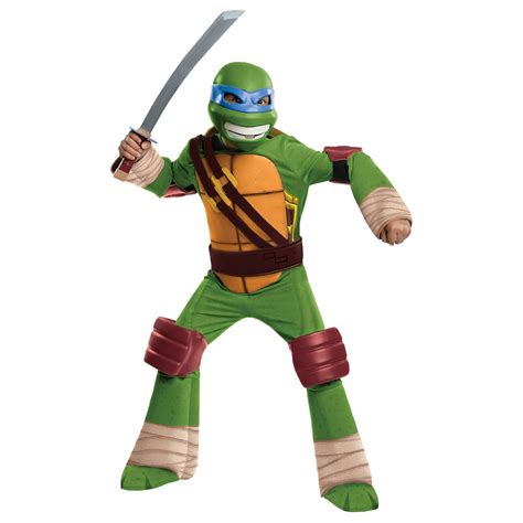 Teenage Mutant Ninja Turtle Child Costume Leonardo (blue) - Small ...