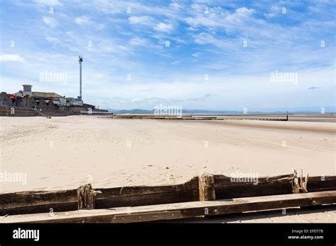 The beach in Rhyl, Denbighshire, Wales, UK Stock Photo - Alamy