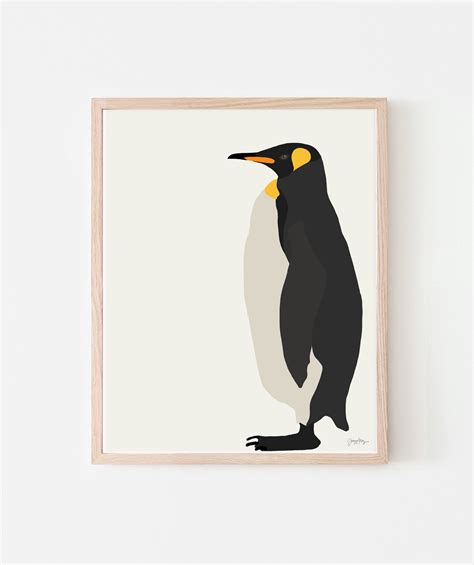 Penguin Art Print. Signed. Available Framed or Unframed. 151203.