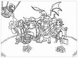 Clash Clans How To Draw Royale Sketch Coloring Page sketch template